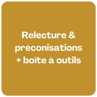 Relecture & préconisations + BàO