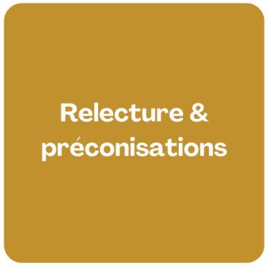 Relecture & préconisations